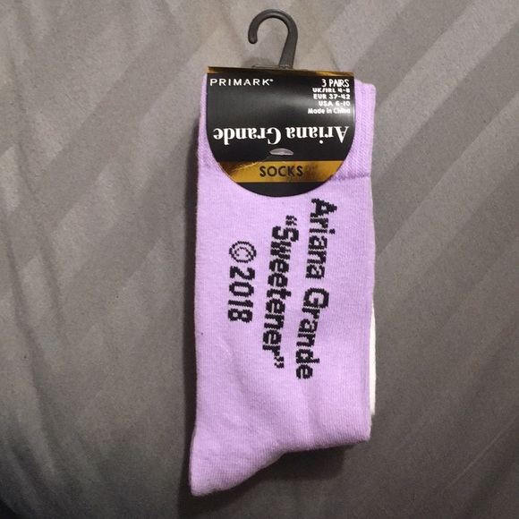 Arianna Grande Sweetener Socks Primark Nwt